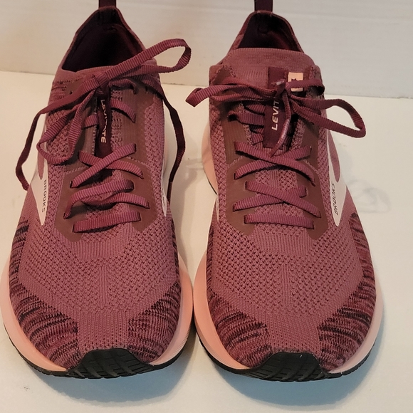 Brooks Levitate 4 Road Running Sneakers Size 8 Maroon / Pink - Picture 16 of 16